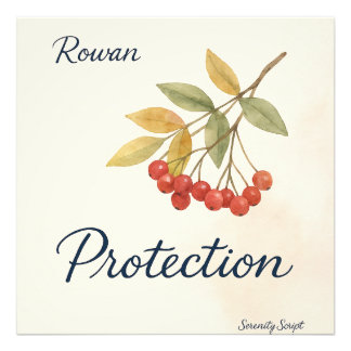 Rowan — Protection | Serenity Script Collection Photo Print