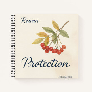 Rowan — Protection Spiral Notebook