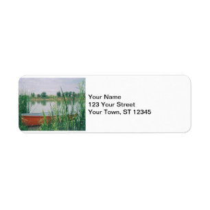 Rowboat Return Address Label
