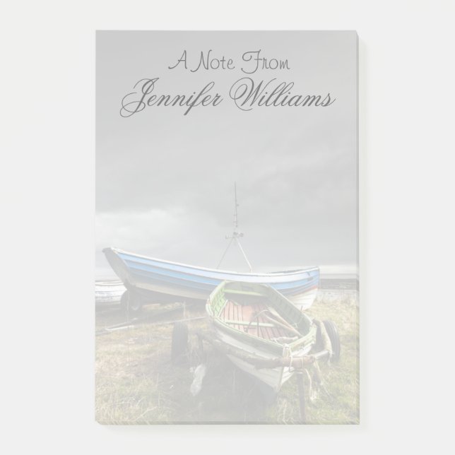 Rowboats On The Shore | England Post-it Notes (Front)