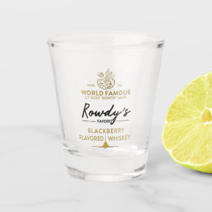 Rowdy's Whiskey Shot Glass