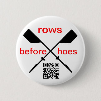 Rowing 6 Cm Round Badge