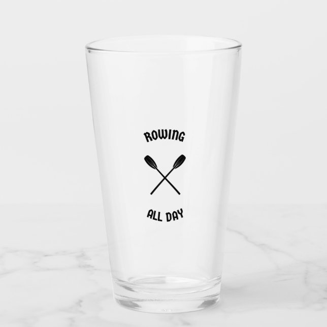 Rowing all day glass (Front)