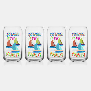 Rowing At The Veneta Can Glass
