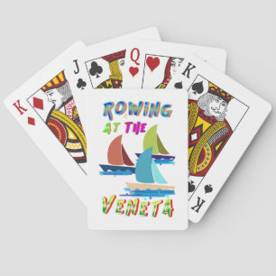 Rowing At The Veneta Playing Cards