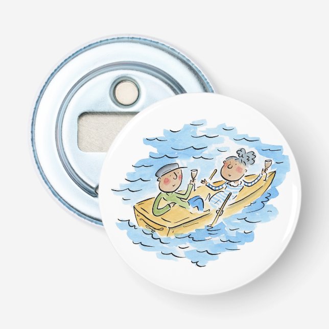 Rowing Boat Bottle Opener (Front)