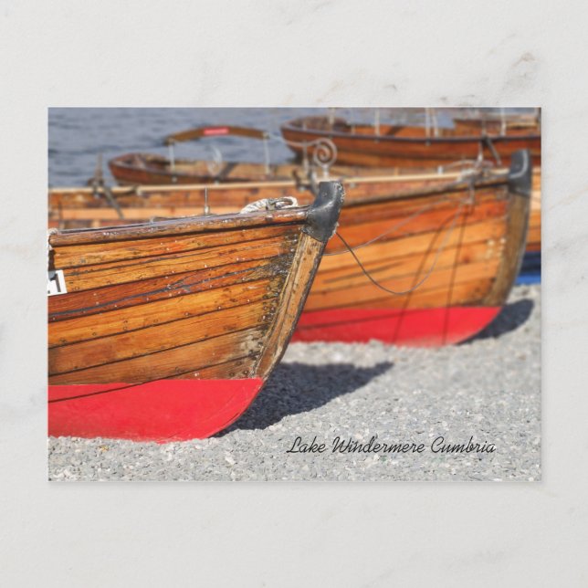 Rowing Boats at Windermere Postcard (Front)