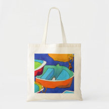 Rowing Boats Tote Bag