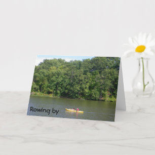 ROWING BY-BIRTHDAY WISHES CARD