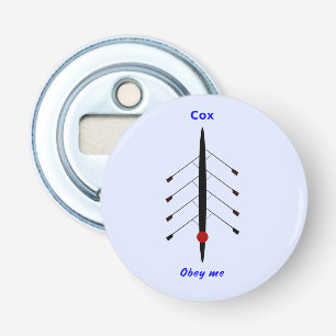 Rowing cox obey me blue bottle opener