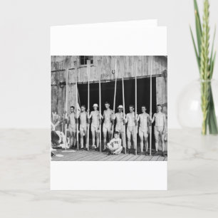 Rowing Crew, 1916 Card