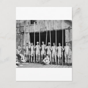 Rowing Crew, 1916 Postcard