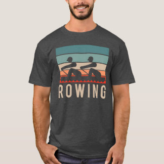Rowing Crew Row Sports Rower vintage friends T-Shirt
