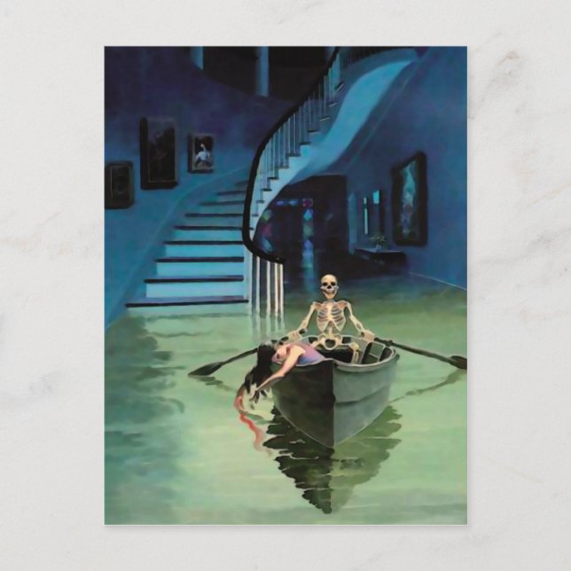 Rowing Death ~ Postcard (Front)