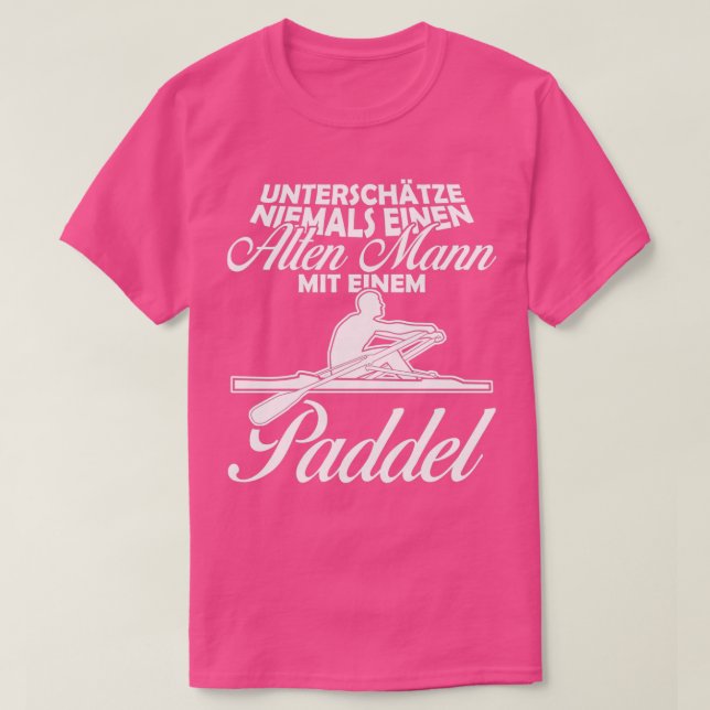 Rowing Funny Saying Old Man T-Shirt (Design Front)