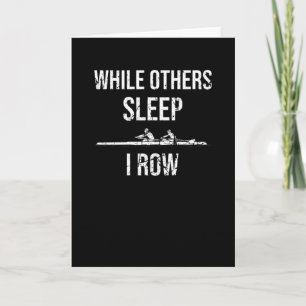 Rowing Gifts   Rower Rowing Crew Rowing Boat Team Card