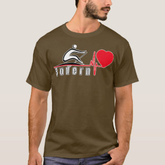 Rowing heart love 2 T-Shirt