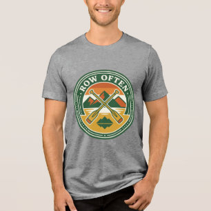 Rowing Oars Shirt Row Often Canoe Paddle