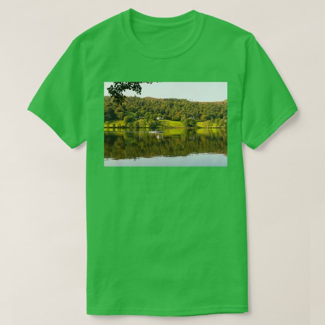 Rowing on Grasmere T-Shirt (Design Front)
