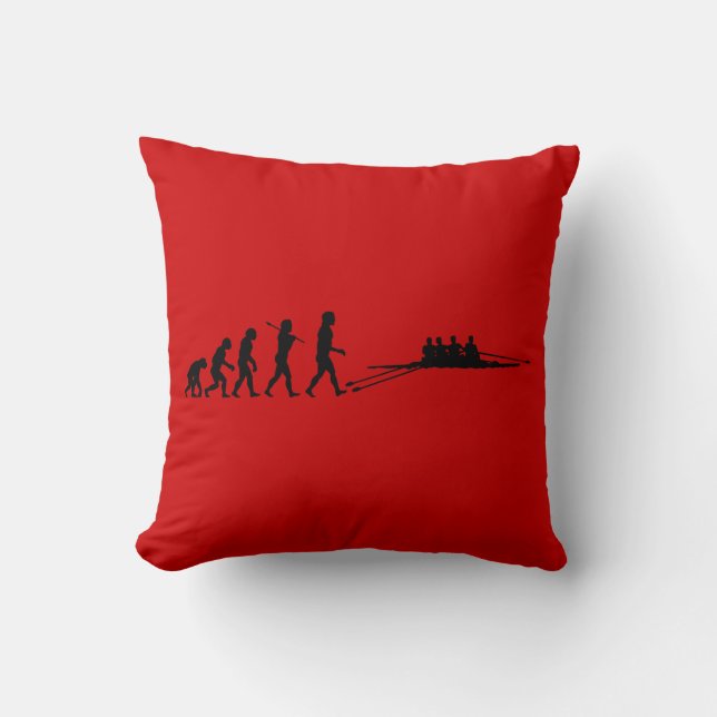 Rowing Racing Shell Sport Cushion (Front)