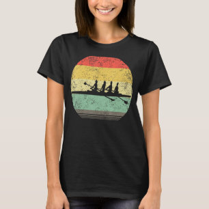 Rowing Retro Rowing Crew Boat Rowers Paddle Rower T-Shirt