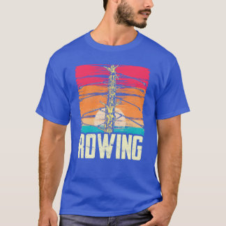 Rowing Row Sports Rower Crew retro vintage T-Shirt