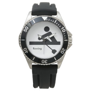 ROWING   rower black symbol Watch