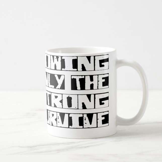 Rowing Survive Coffee Mug (Right)