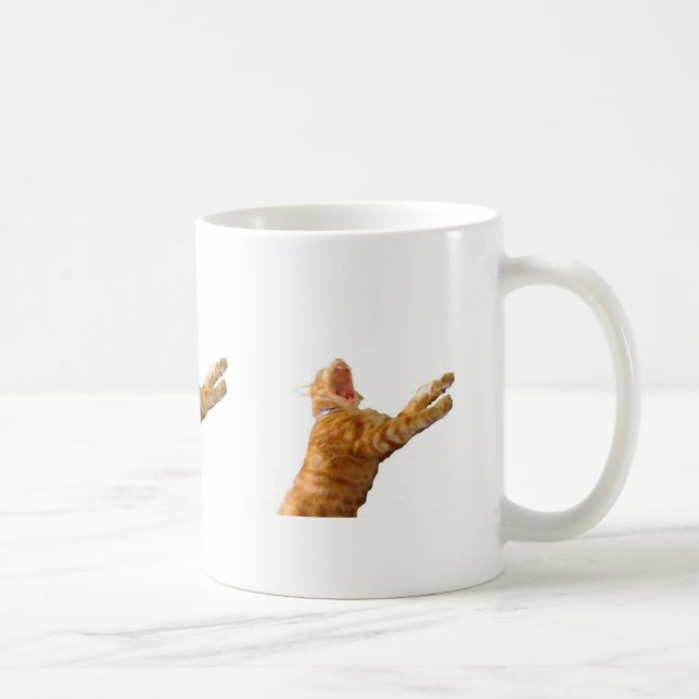 "ROWR!" ~ Louie isn't always a quiet kitty! Coffee Mug (Right)