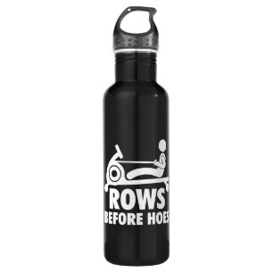 Rows Before Hoes - Funny Rowing Machine Workout 710 Ml Water Bottle