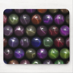 Rows Of Catseye Marbles Mouse Pad