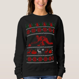 Rows Of Curling Stones Curler & Curling Team Ugly Sweatshirt