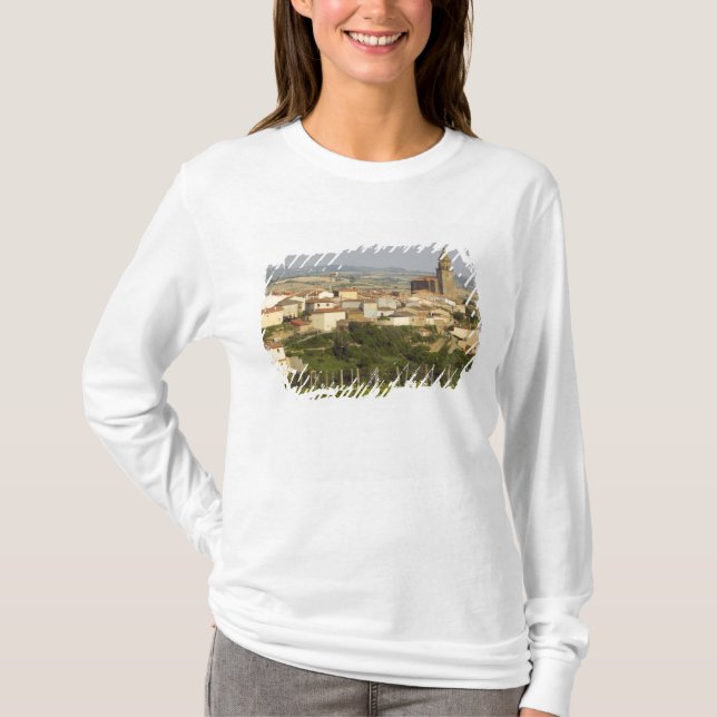 Rows of grape vines in the foreground frame the T-Shirt (Front)