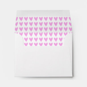 “Rows of Hearts” Envelope