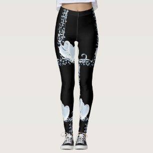 **ROWS OF HEARTS** LEGGINGS