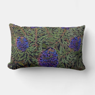 Rows of Lavender Lumbar Cushion