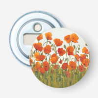 Rows of Poppies I