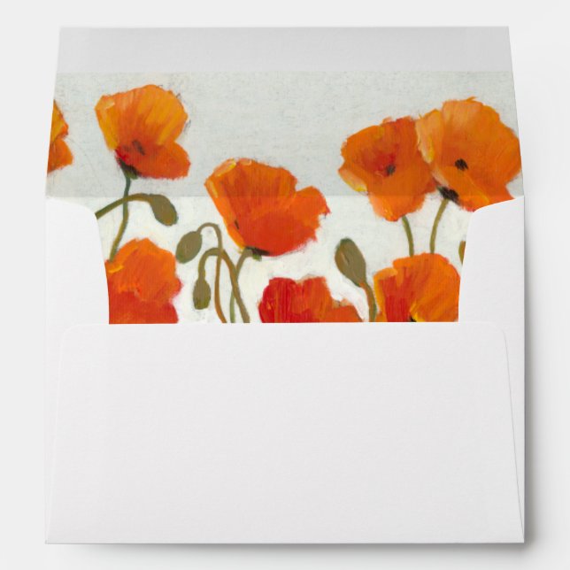 Rows of Poppies I Envelopes (Back (Bottom))