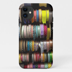 Rows of Ribbon Colourful Ribbons Sewing Craft Case