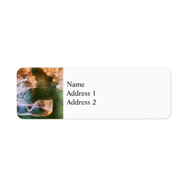 Rows of Safety Goggles Return Address Label (Front)