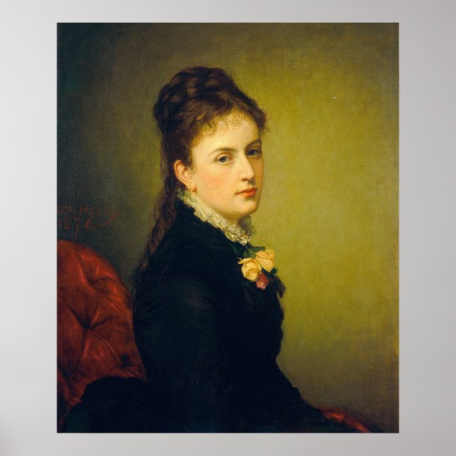 Roxana - George Alexander Healy Fine Art Poster (Front)