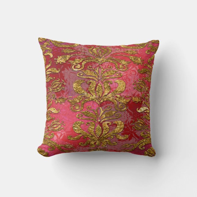 Roxanpheaz Chic Victorian Damask Cushion (Front)