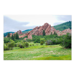 Roxborough Meadows Mountains and Spires Photo Print
