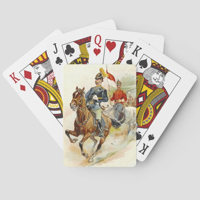 Roxbury Horse Guards 1895 Playing Cards (Back)
