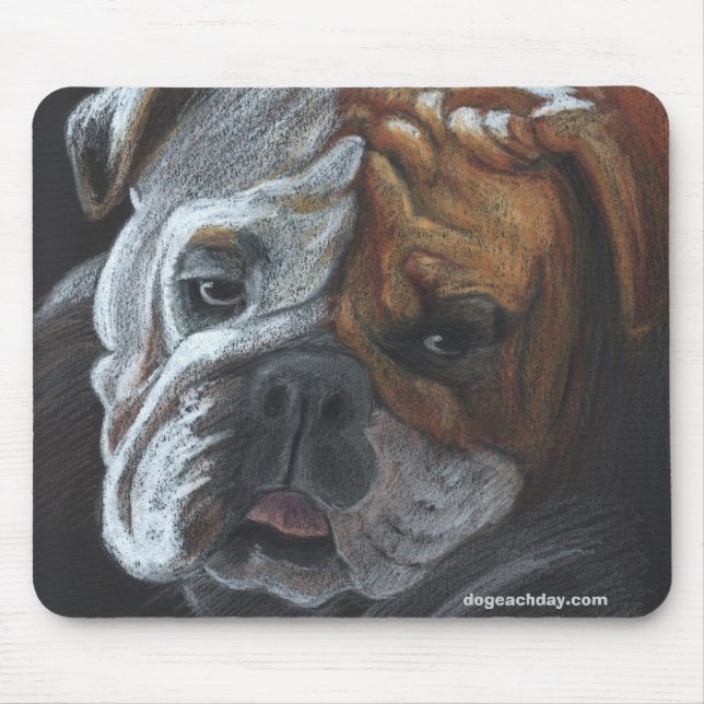 Roxie, dogeachday.com mouse pad (Front)