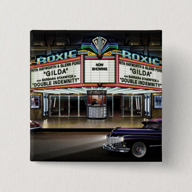 Roxie Picture Show 2 15 Cm Square Badge (Front)