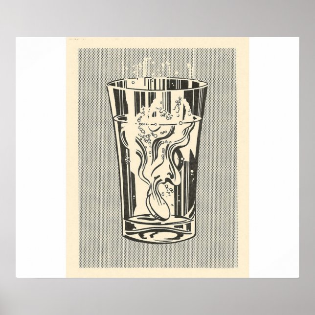 Roy Lichtenstein - Alka Seltzer  Poster (Front)