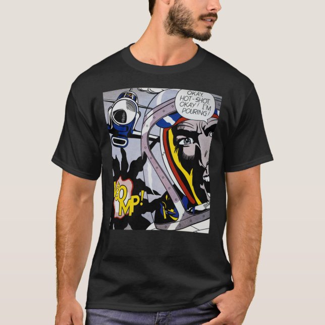 Roy Lichtenstein  Okay Hot-Shot, Okay!  Classic T- T-Shirt (Front)