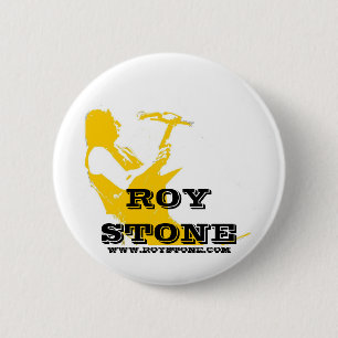 ROY STONE WHITE LOGO BADGE