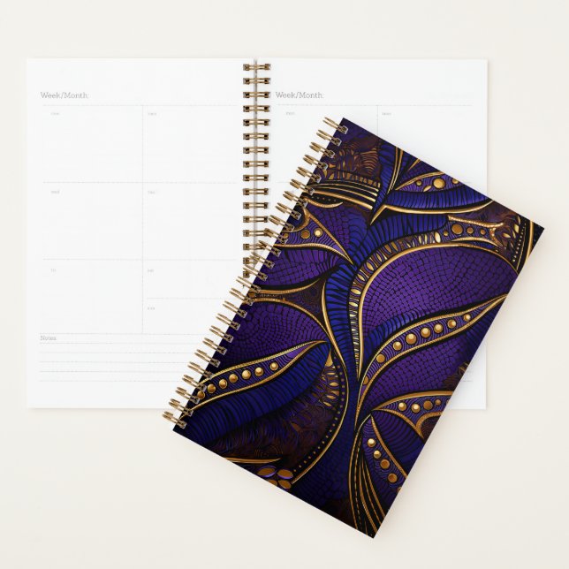 Royal Afro Wax Pattern Planner (Display)